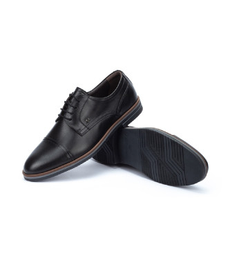 Martinelli Chaussures blucher à lacets en cuir noir Douglas