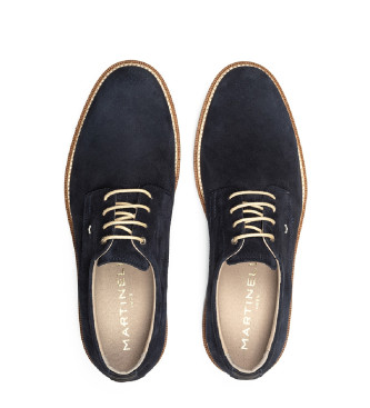 Martinelli Chaussures  lacets en cuir bleu marine Watford