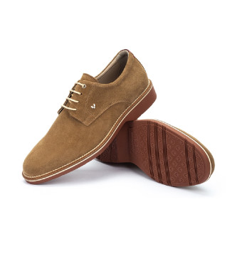 Martinelli Scarpe stringate in pelle color talpa Watford