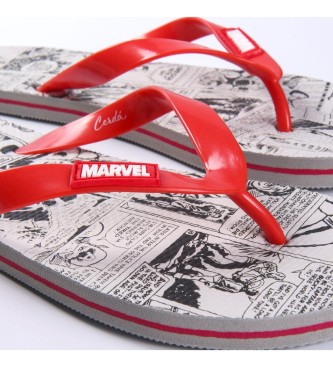 Cerdá Group Premium Marvel red flip-flops