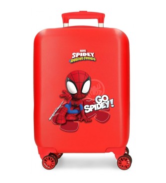 Disney Go Spidey handbagage rigide 50 cm rood