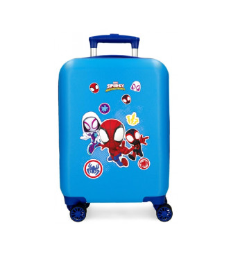 Disney Kabinengre Koffer Go webs Go Spidey Hartschalenkoffer blau