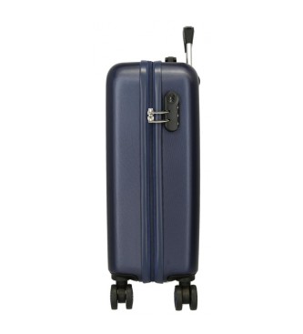 Disney Cabin size suitcase Spiderman Attack rigid 55 cm navy blue