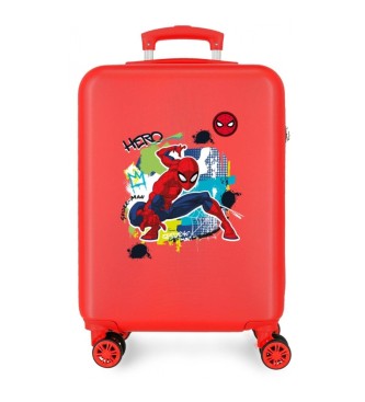 Disney Walizka kabinowa Spiderman Urban sztywna 55 cm czerwona