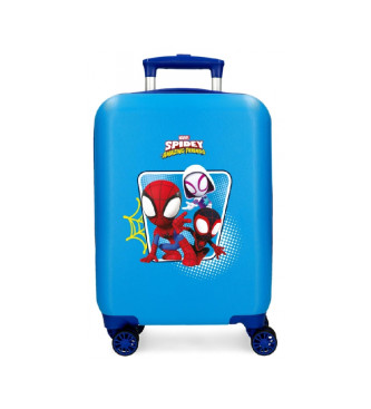 Disney Maleta de cabina Spidey Team Up rgida azul