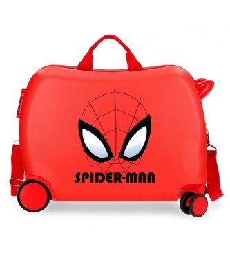 Disney Walizka dziecięca 2 koła wielokierunkowa Spiderman Authentic czerwona