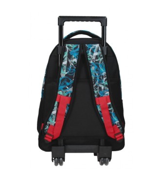 Disney Marvel Shield wheeled backpack black