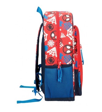 Joumma Bags School backpack Spidey and friends 40cm adaptable to trolley red
