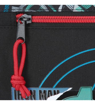 Joumma Bags Marvel Shield Rucksack mit zwei Fchern und Trolley schwarz