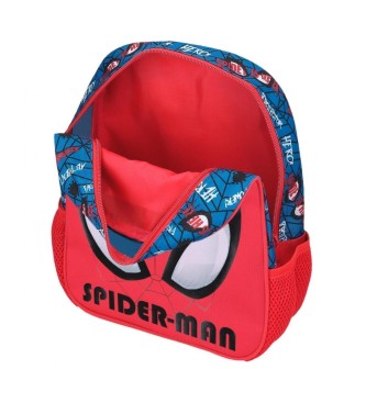 Disney Spiderman autentisk frskolevska med rd trolley