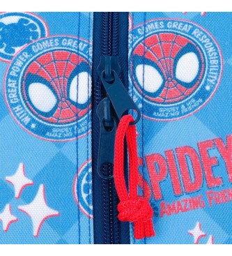 Disney Spidey Power of 3 25 cm preschool backpack with marine trolley