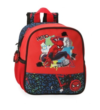 Disney Mochila Spiderman urban preschool 28cm vermelho, azul marinho