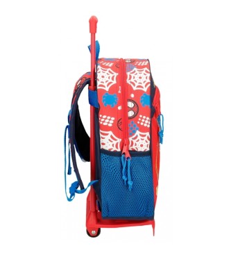 Joumma Bags Mochila de 33 cm com trolley vermelho