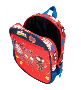 Joumma Bags Backpack Spidey and friends Preschool 28cm adaptable red
