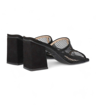 Mascar Positano black leather sandals
