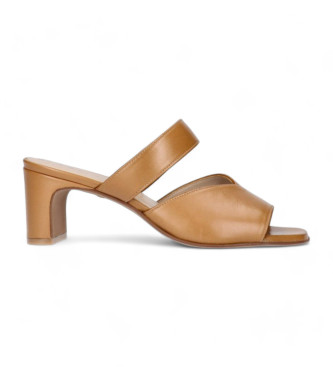 Mascar Rimini brown leather sandals