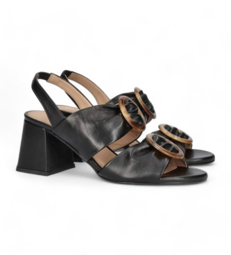 Mascar Rimini leather sandals black