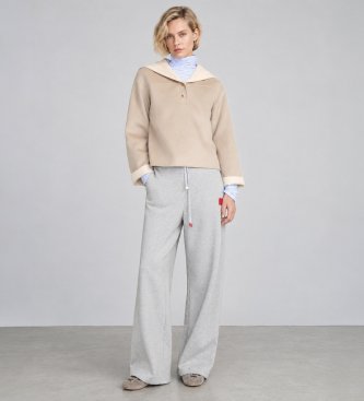 MAX&CO Mcodonata blue cotton poplin blouse