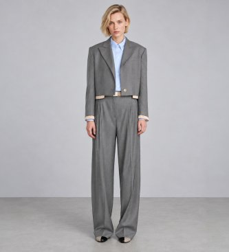 MAX&CO Camisa Oxford de algodón Mcoruta azul