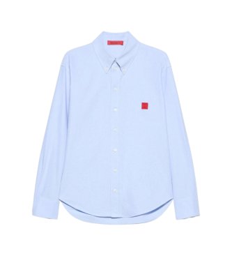 MAX&CO Camisa Oxford de algodón Mcoruta azul