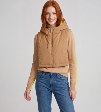 MAX&CO Cuello con capucha reversible Mcoeuforia marrón
