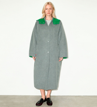 MAX&CO Abrigo extragrande Mcofresco gris