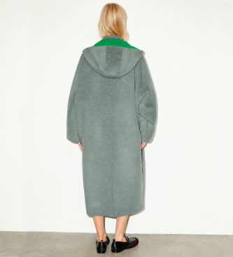 MAX&CO Abrigo extragrande Mcofresco gris