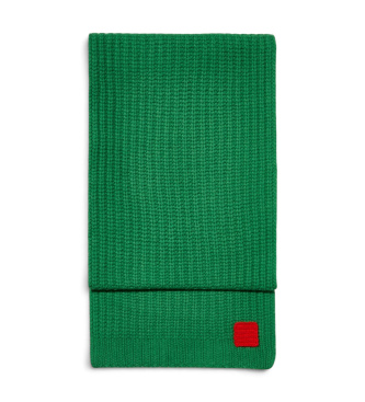 MAX&CO Baccano pure wool scarf in green
