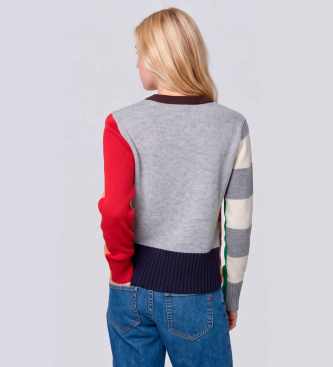 MAX&CO Cardigan patchwork à rayures Mcoesordio multicolore