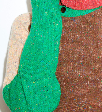 MAX&CO Pull en tweed de laine Mcofilante multicolore