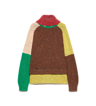 MAX&CO Pull en tweed de laine Mcofilante multicolore
