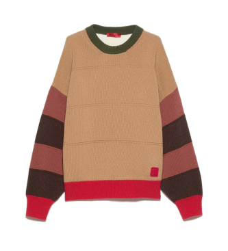 MAX&CO Pull surdimensionné en pure laine camel