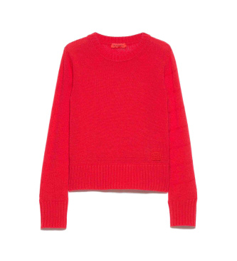 MAX&CO Mcocapo red textured wool sweater