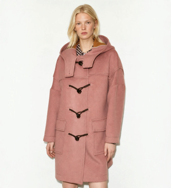 MAX&CO Trenca en mezcla de lana Mcorapido rosa
