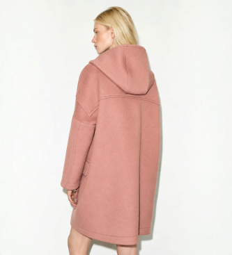 MAX&CO Trenca en mezcla de lana Mcorapido rosa