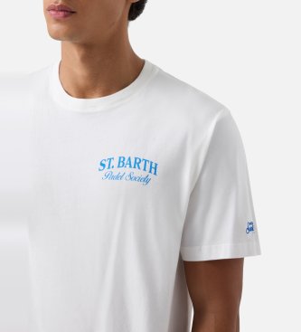 MC2 Saint Barth Maglietta Arnott Padel Society bianco