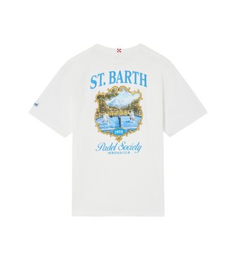 MC2 Saint Barth Maglietta Arnott Padel Society bianco