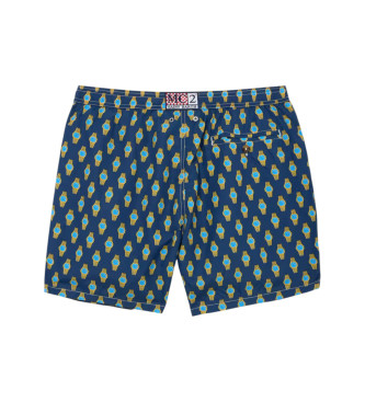 MC2 Saint Barth Maillot de bain l�ger micro fasntasy bleu