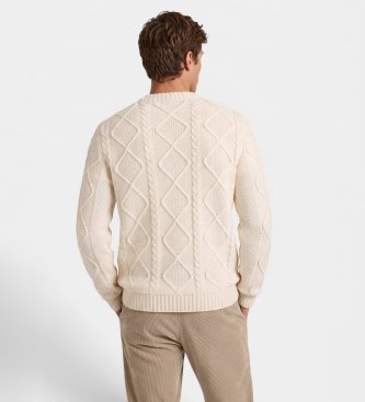 MC2 Saint Barth Jersey de punto trenzado St. Moritz beige