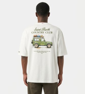 MC2 Saint Barth Maglietta oversize Delmar bianca