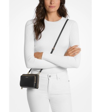 Michael Kors Jet Set Umhängetasche groß schwarz