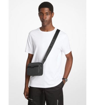Michael Kors Bolsa de ombro Hudson preta