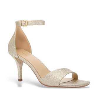 Michael Kors Golden Jaida Leather Sandals