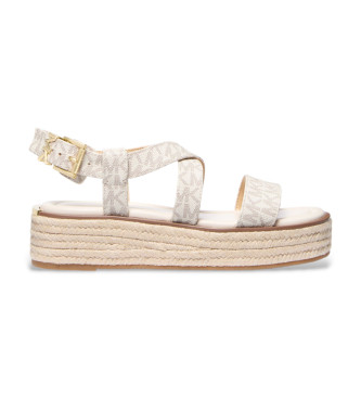 Michael Kors Beige Lynn Sandals