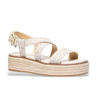 Michael Kors Beige Lynn Sandals