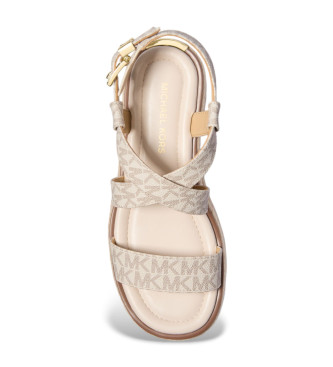 Michael Kors Beige Lynn Sandalen