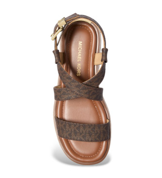 Michael Kors Brown Lynn Sandals