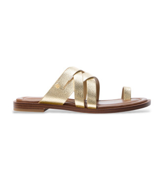 Michael Kors Golden Sun Leren Sandalen