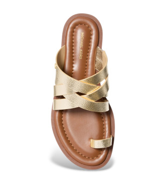 Michael Kors Sandalias de Piel Sun dorado