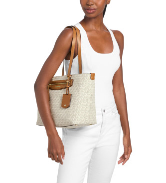 Michael Kors Borsa tote beige media Jet Set Travel